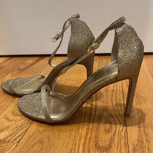 Stuart Weitzman Gold - Nudist Heel